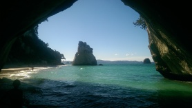 Cathedral Cove, Coromandel, New Zealand, March 2015