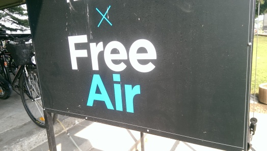 ...Presumably as opposed to charged-for air? Belgrade, September 2015